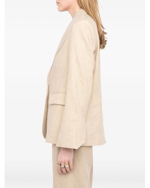 Zadig & Voltaire Natural Tailored Blazer
