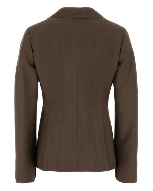 Fendi Brown Tailored Blazer