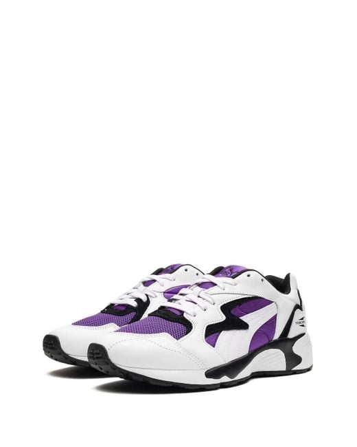 PUMA White Prevail Low-Top Sneakers