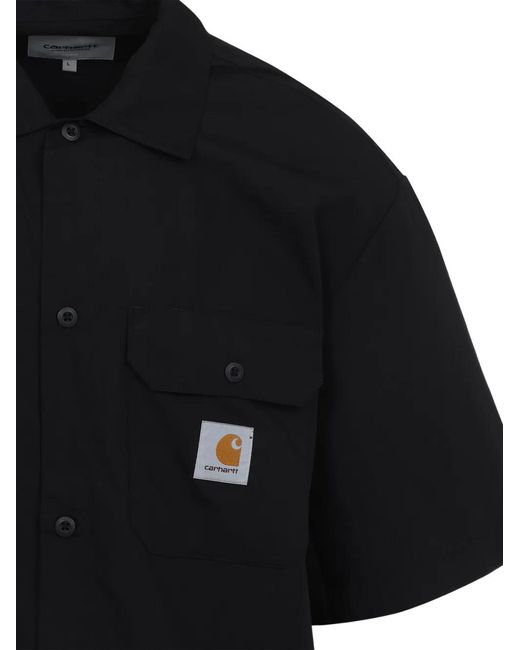 Carhartt Black Logo-Patch Shirt for men