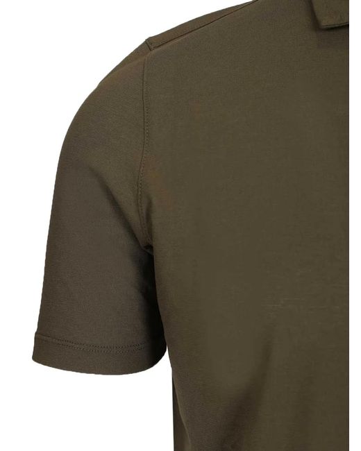 Al Duca D'aosta Green Three-Button Polo Shirt for men