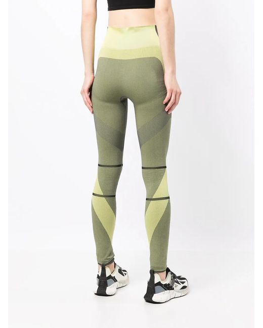 7 DAYS ACTIVE Legging Met Logoprint in het Green