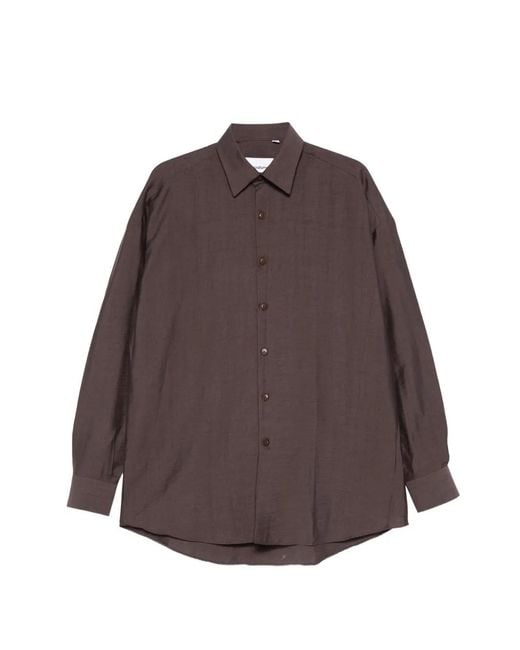 Costumein Brown Button Shirt for men