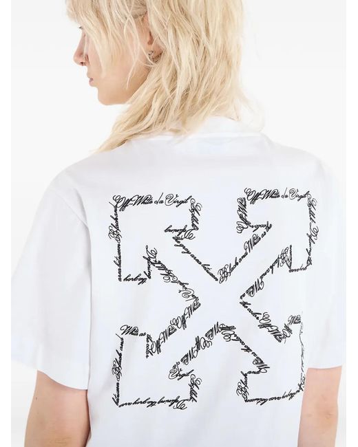 Off-White c/o Virgil Abloh White Arrow-Graphic T-Shirt