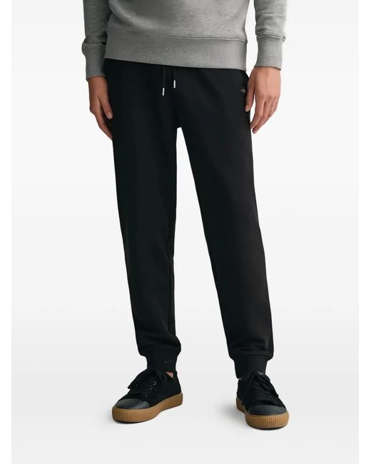 Gant Black Side-Pockets Track Pants for men