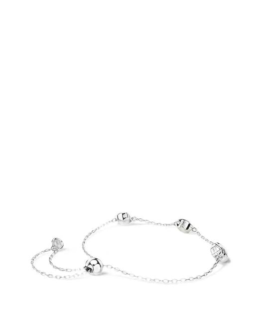 Swarovski White Chroma Star-Charm Adjustable Bracelet