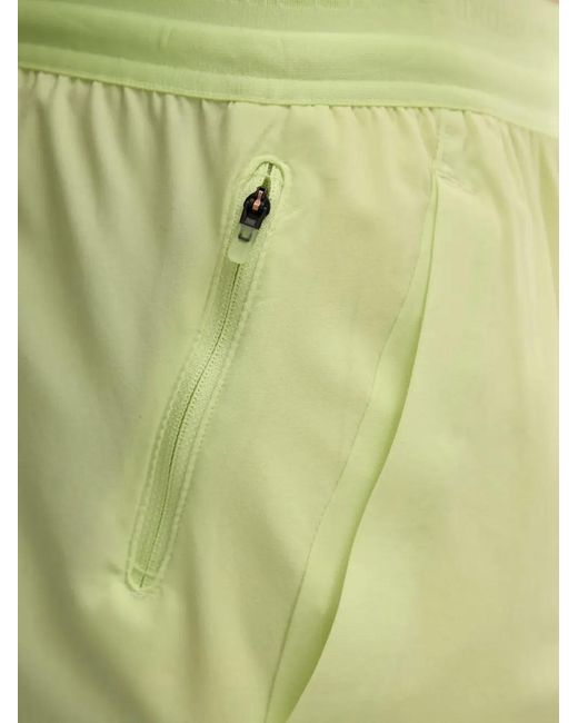 Under Armour Yellow Logo-Print Elasticated-Waistband Shorts for men
