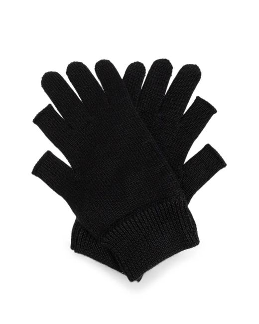 Rick Owens Black Touchscreen Gloves for men
