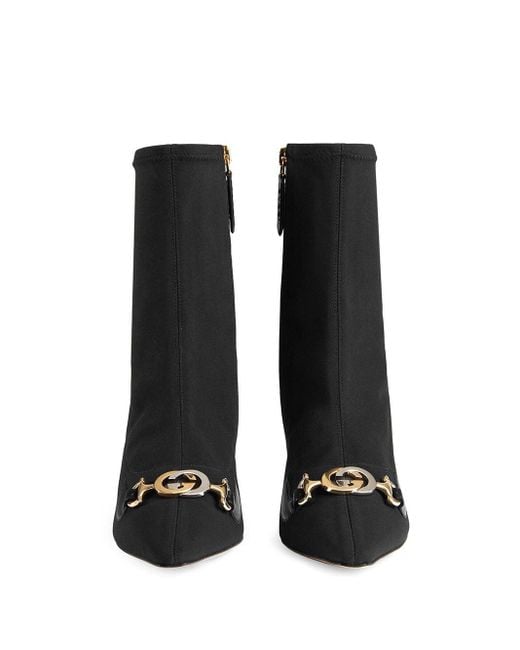 gucci zumi leather ankle boot
