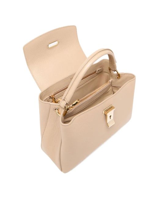 Bally Natural Lock Me Tote Bag