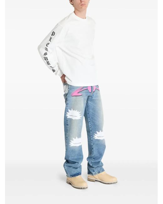 Pleasures White Oe T-Shirt for men