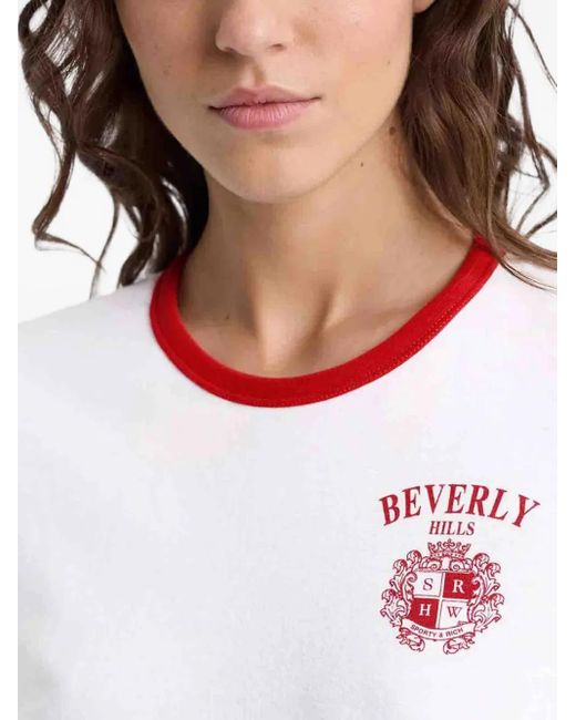 Sporty & Rich White Beverly Hills T-Shirt