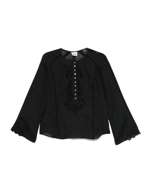 Blouse Luciele Isabel Marant en coloris Black