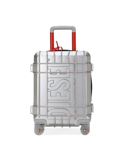 DIESEL Gray Petite Valise À Logo Embossé