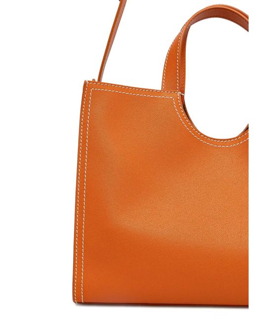 Bally Orange Easy Tote Bag