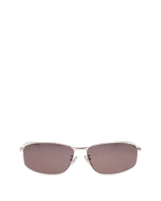 Balenciaga Pink Rectangle-Frame Sunglasses for men