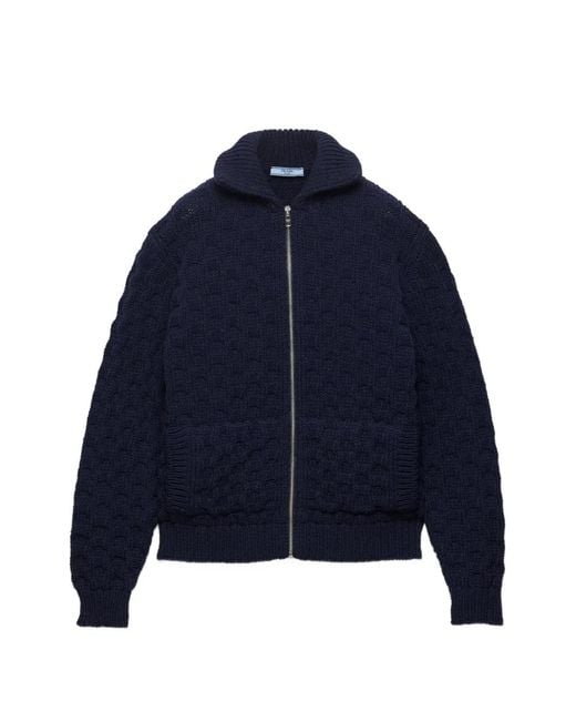Prada Wollen Vest in het Blue