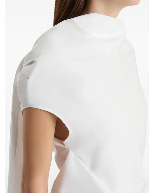 Khaite White Tatia Dress