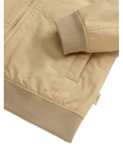 Woolrich Natural Lewis Bomber Jacket for men