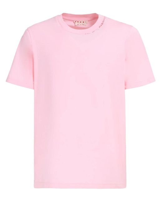 T-shirt a fiori di Marni in Pink da Uomo
