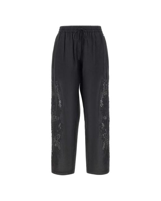 Boss Blue Trika Embroidered Trousers