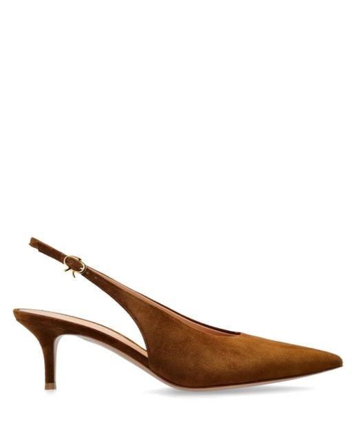 Gianvito Rossi Brown Robbie Sling T.55 Shoes