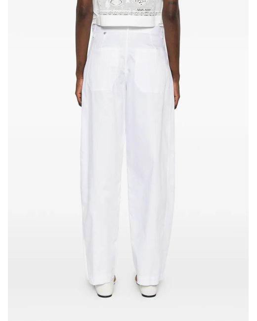 Aniye By White Drawstring Trousers