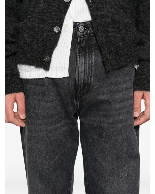 Our Legacy Gray Logo-Patch Jeans for men