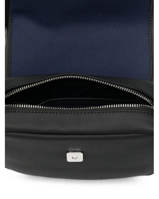 Lacoste Schultertasche Mit Logo-Patch in Black für Herren