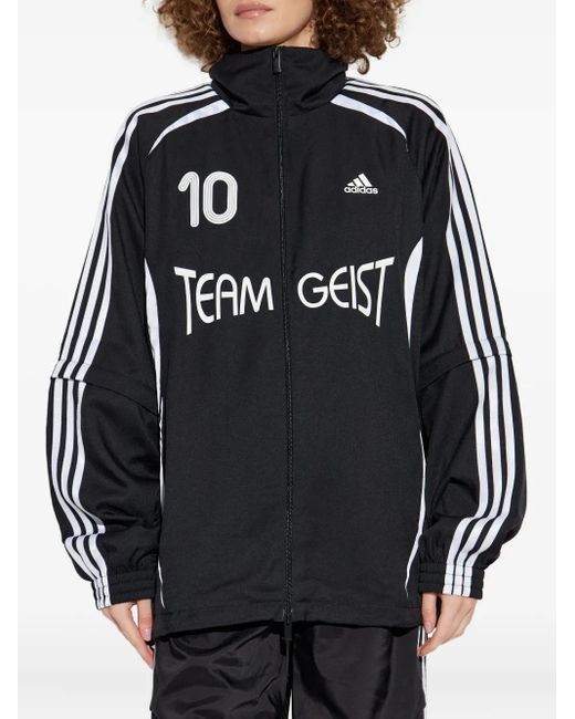 Adidas Black Adilenium Season 4 Zip-Fastening Jacket