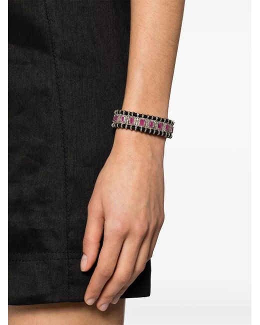 JIA JIA White Ruby And Diamond Statement Bracelet