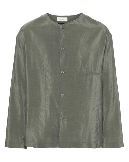 Lemaire Green Long-sleeved Shirt for men