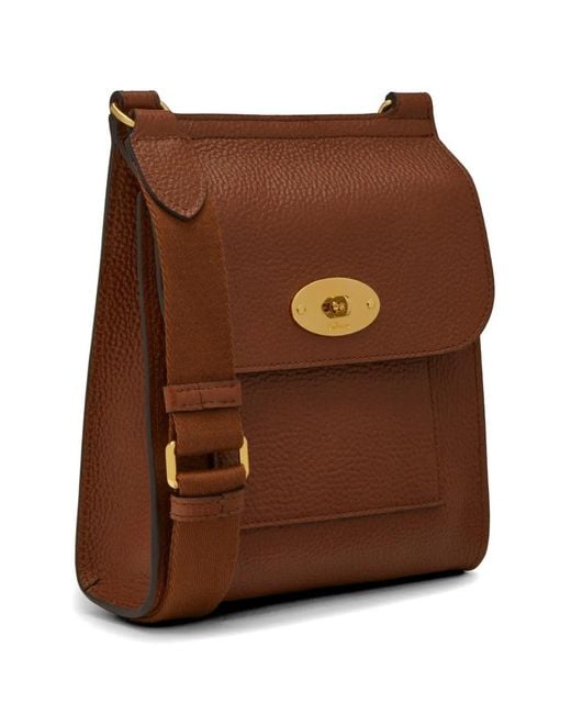 Mulberry Brown Smal Antony Cross-Body Bag