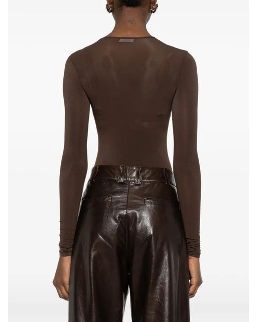 Wardrobe NYC Brown Long-Sleeve Body