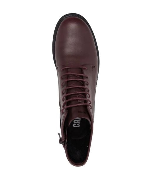 Stivaletti Stringati di Camper in Brown