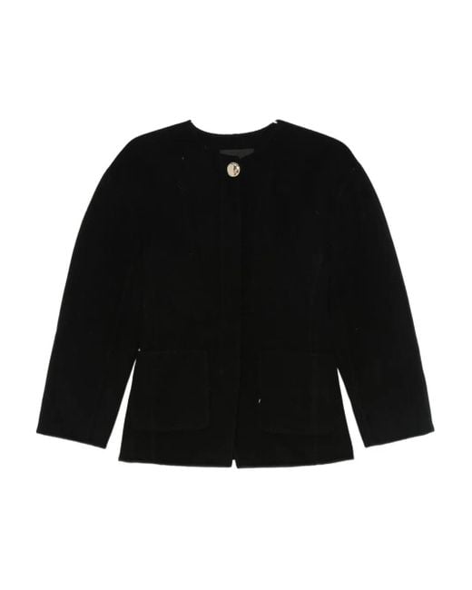 Giacca Con Bottone Singolo di Maje in Black