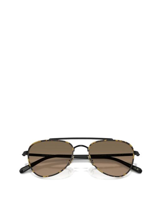 Oliver Peoples Brown Pilot Browline Sunglasses