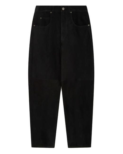 Isabel Marant Black Suede Trousers