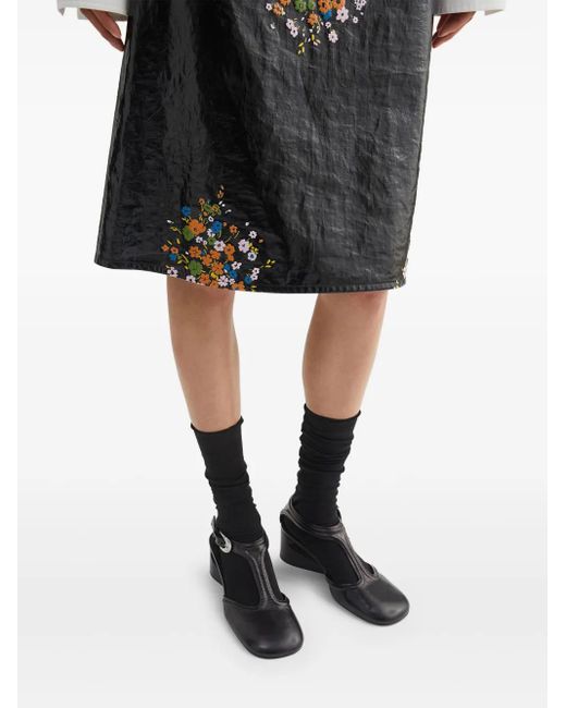 Jil Sander メリージェーン パンプス Black