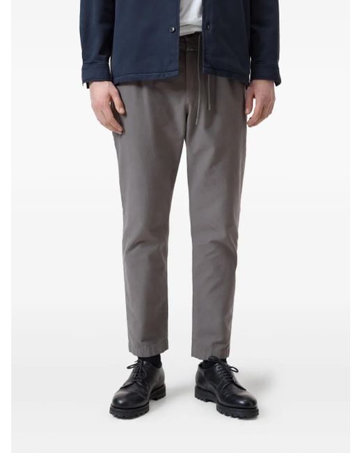 Closed Gray Vigo Tapered Trousers for men