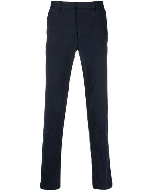 Boss Blue Straight-Leg Trousers for men