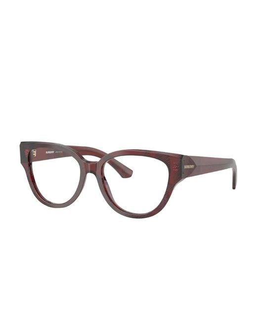 Burberry Red Check-Pattern Glasses