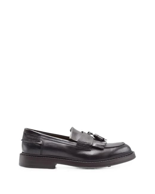 Doucal's White Adler Tassel Kiltie Loafers for men
