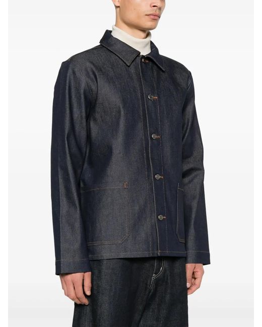 A.P.C. Black Kerlouan Jacket for men