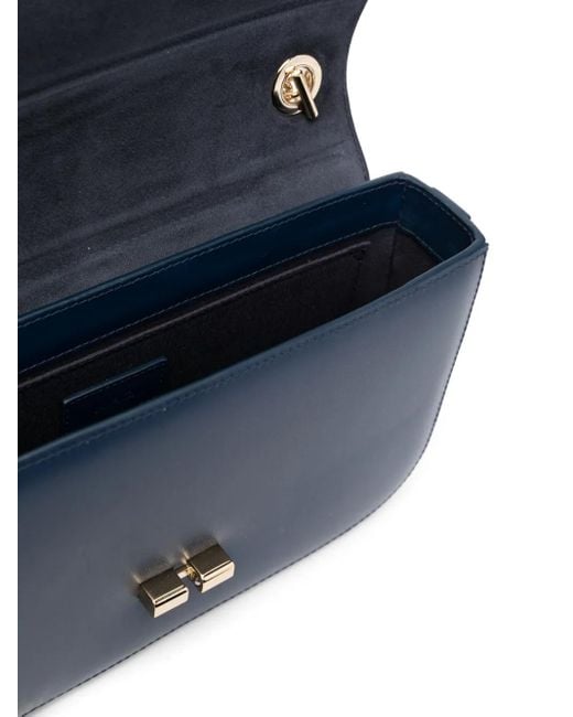 A.P.C. Blue Umhängetasche Aus Leder
