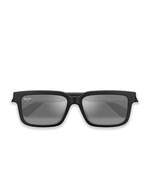 Maui Jim Gray Square-Framed Sunglasses