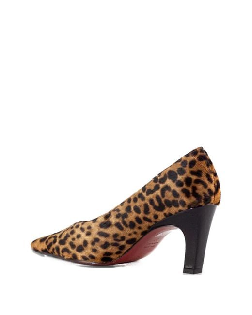 Roberto Festa Brown Pumps mit Leoparden-Print 50mm