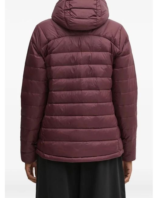Fjallraven Red Logo-Detail Padded Jacket