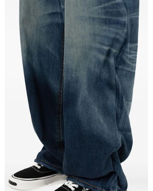Jean À Coupe Ample KAMIYA pour homme en coloris Blue