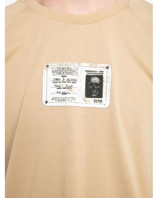 Zadig & Voltaire Natural Torry Graphic-Print T-Shirt for men